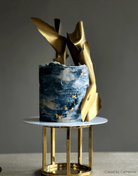6" Round Metallic Cake Separator - Prop Options