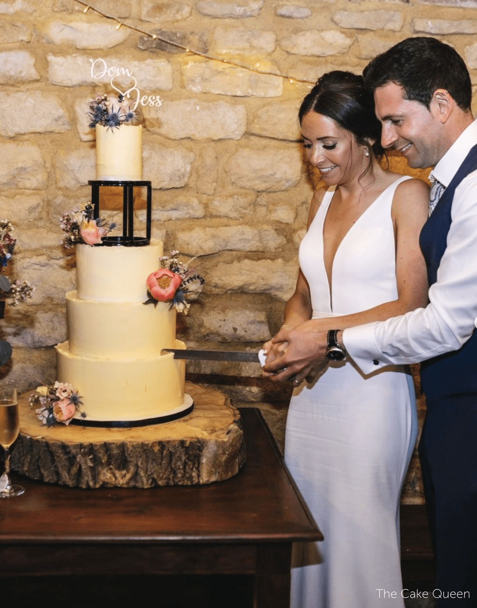 6" Round Metallic Cake Separator - Prop Options