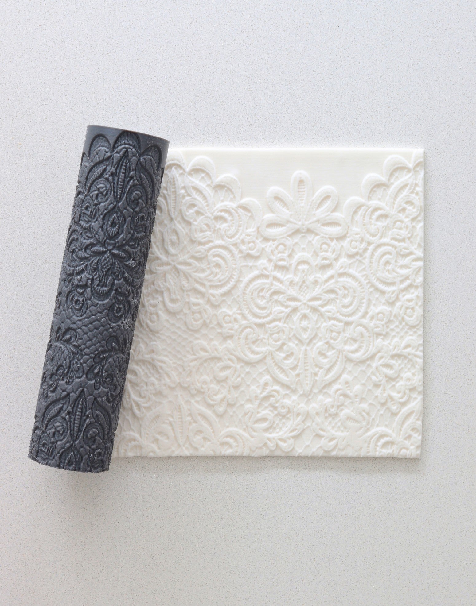 91 - Parisian Bloom - Prop Options × EKats Collection – Luxury Texture Rolling Pins