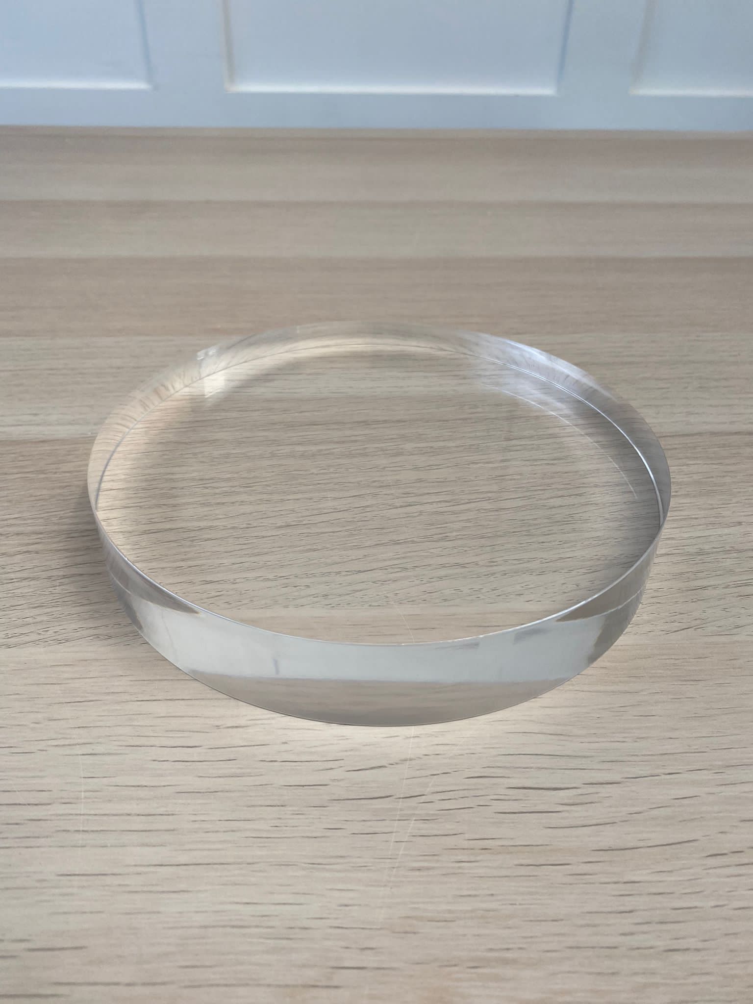 Outlet 15mm Ultra-polished Acrylic Cake Separator - 8'' Round - Imperfect - Prop Options (placeholder image)