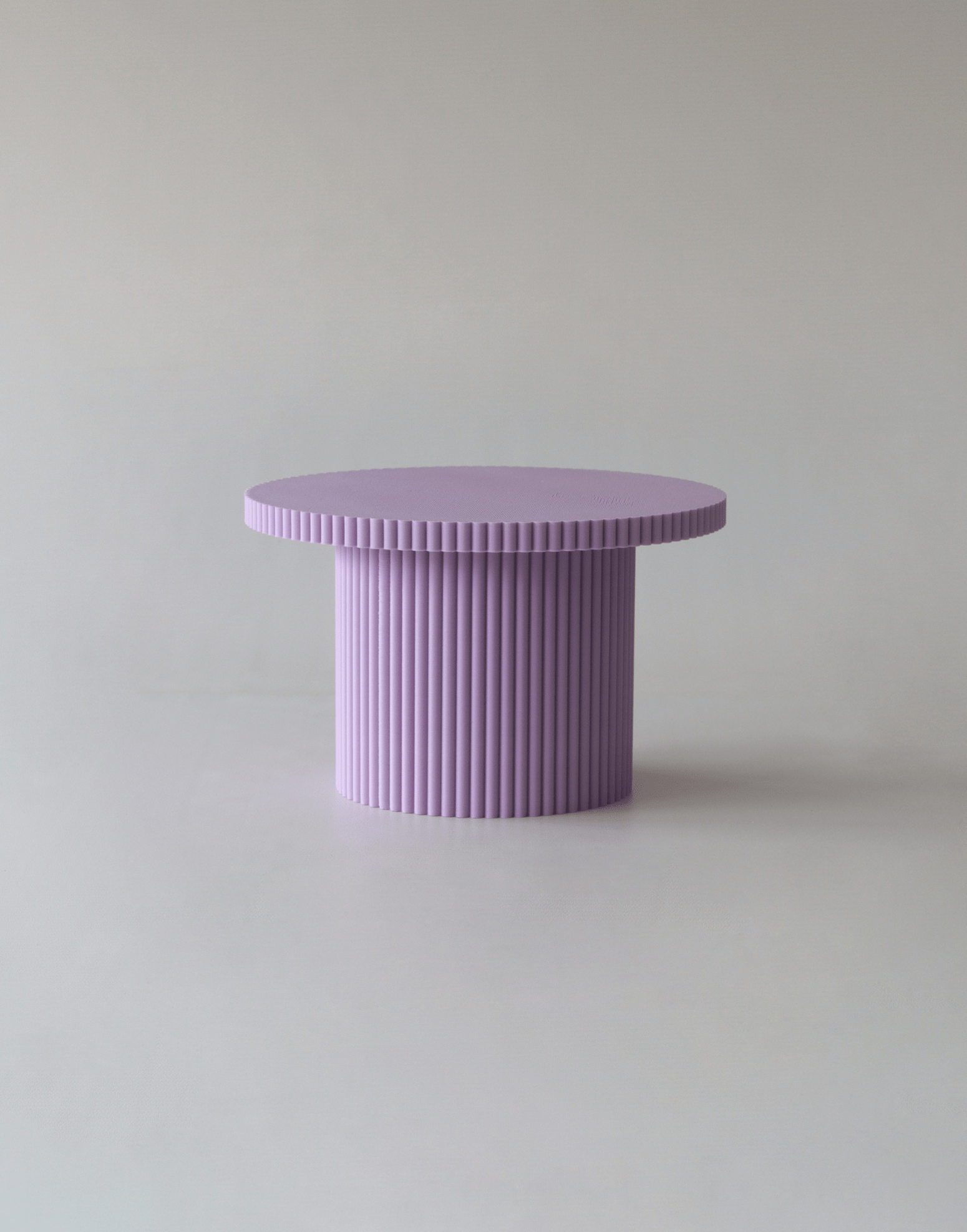 Birthday Bish Pastel Round Reeded Cake Stand - Prop Options