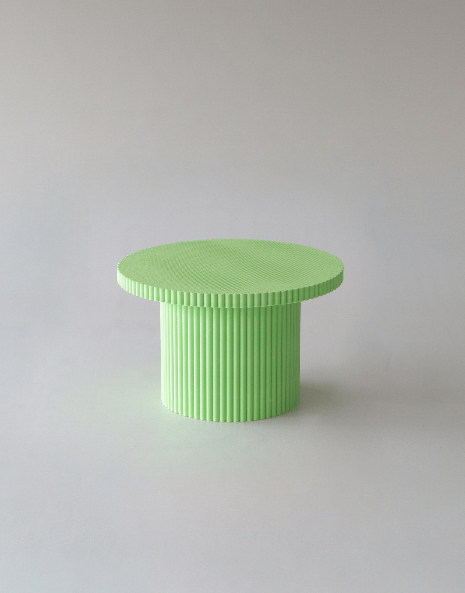 Birthday Bish Pastel Round Reeded Cake Stand - Prop Options