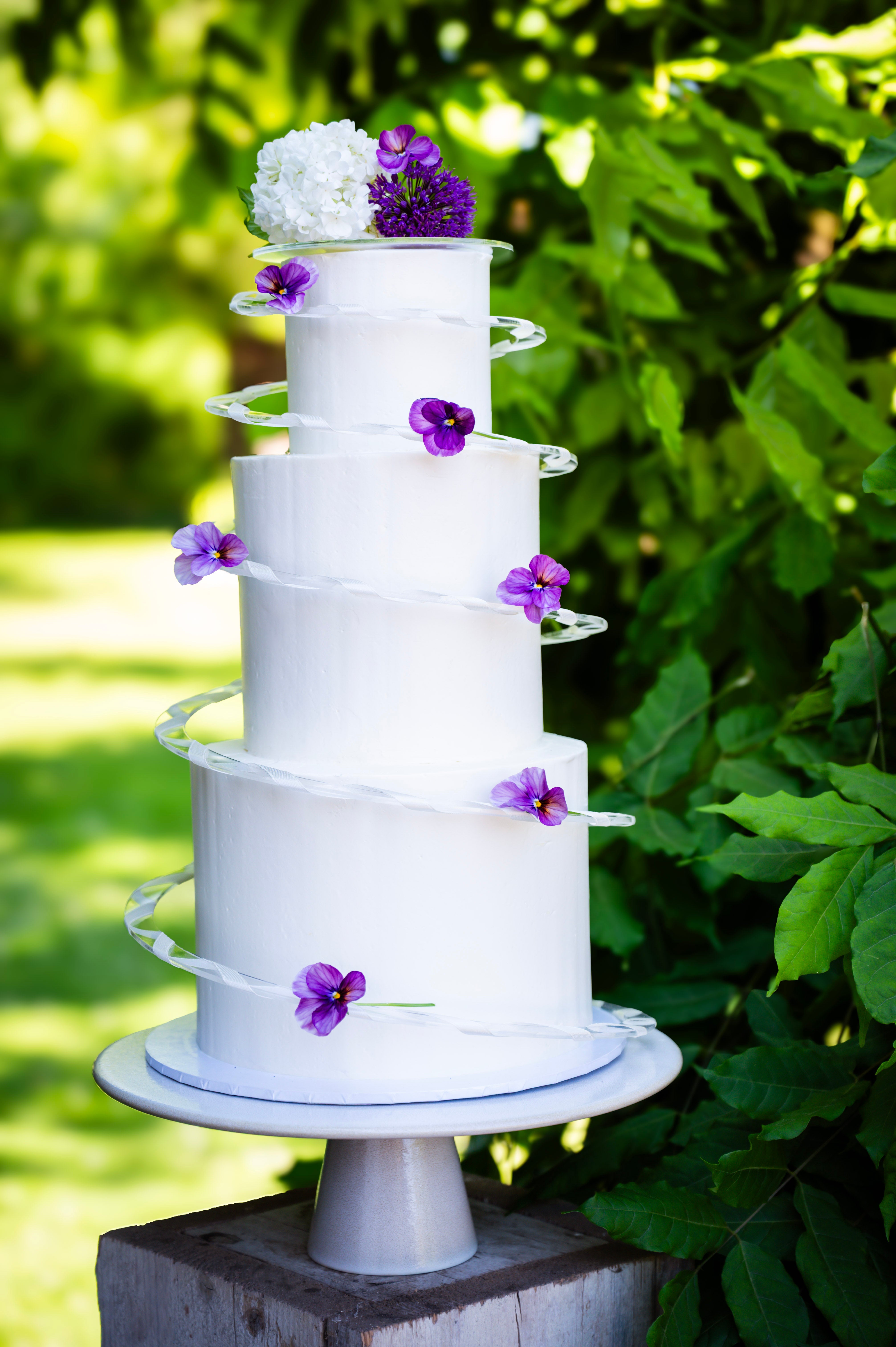 Cake Spiral™ - Acrylic Wrap for Tiered Cakes - Prop Options