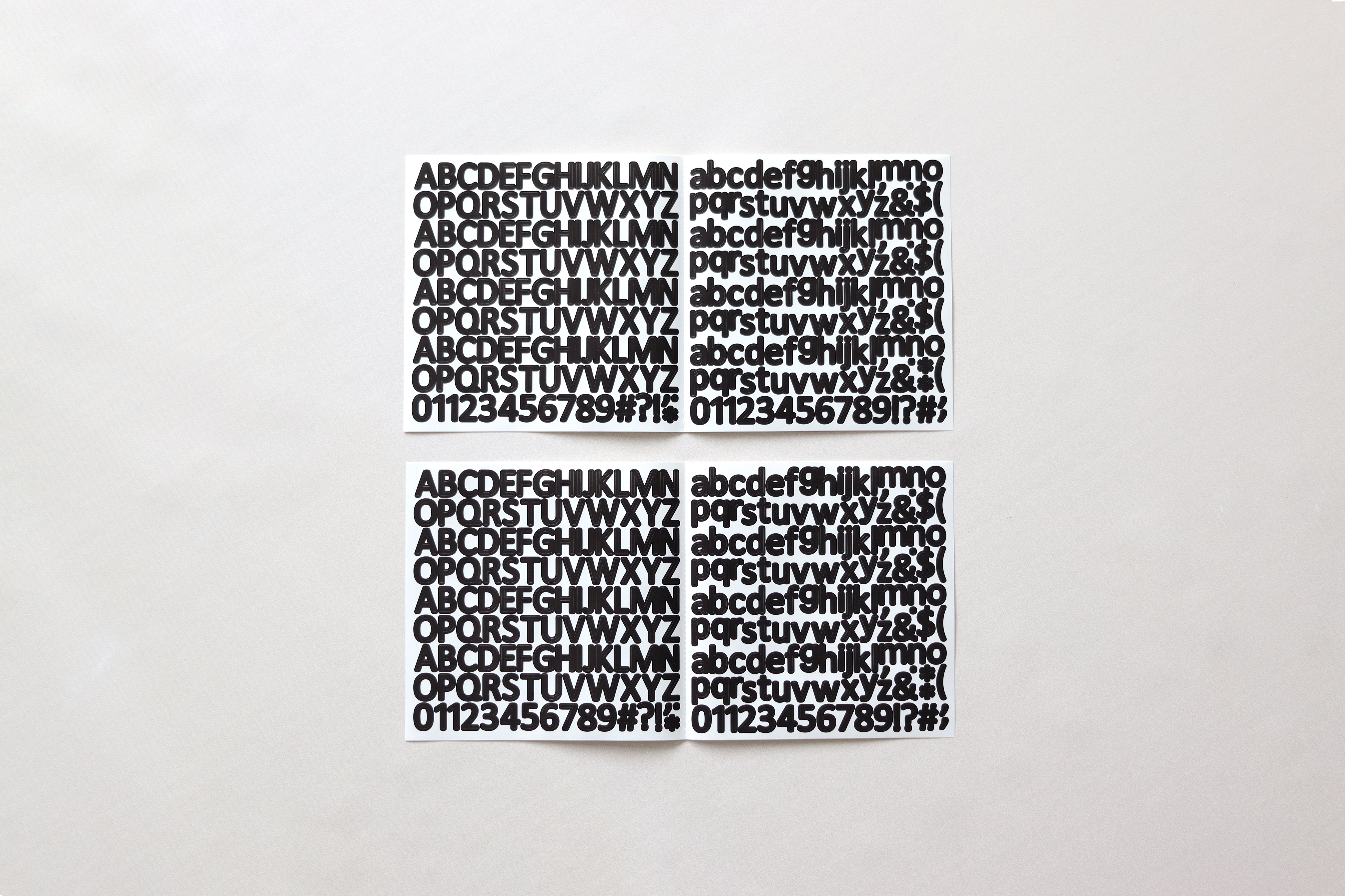 Clear Tier Floral Stickers - Prop Options