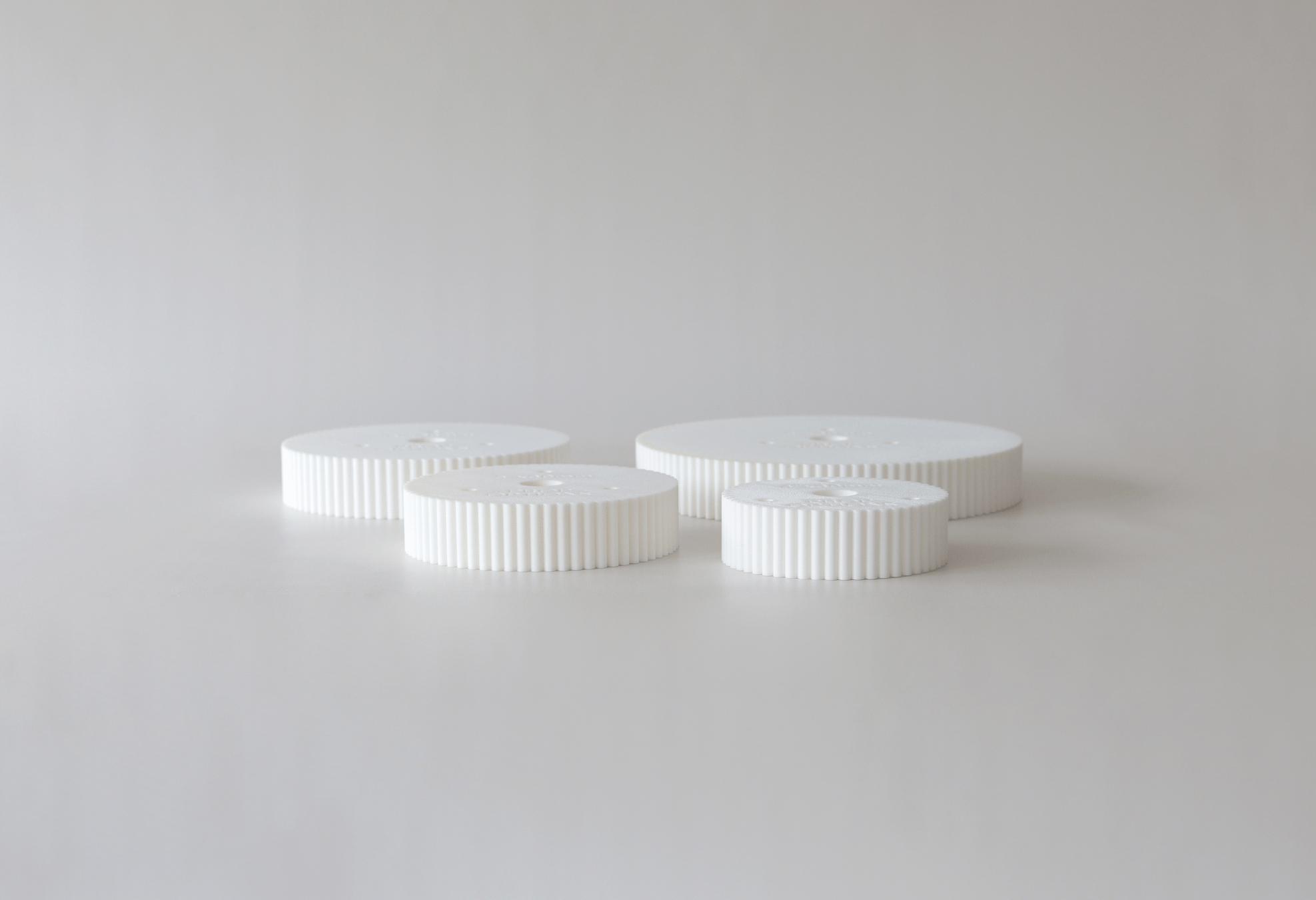 Round 30mm Reeded Cake Spacer - Prop Options