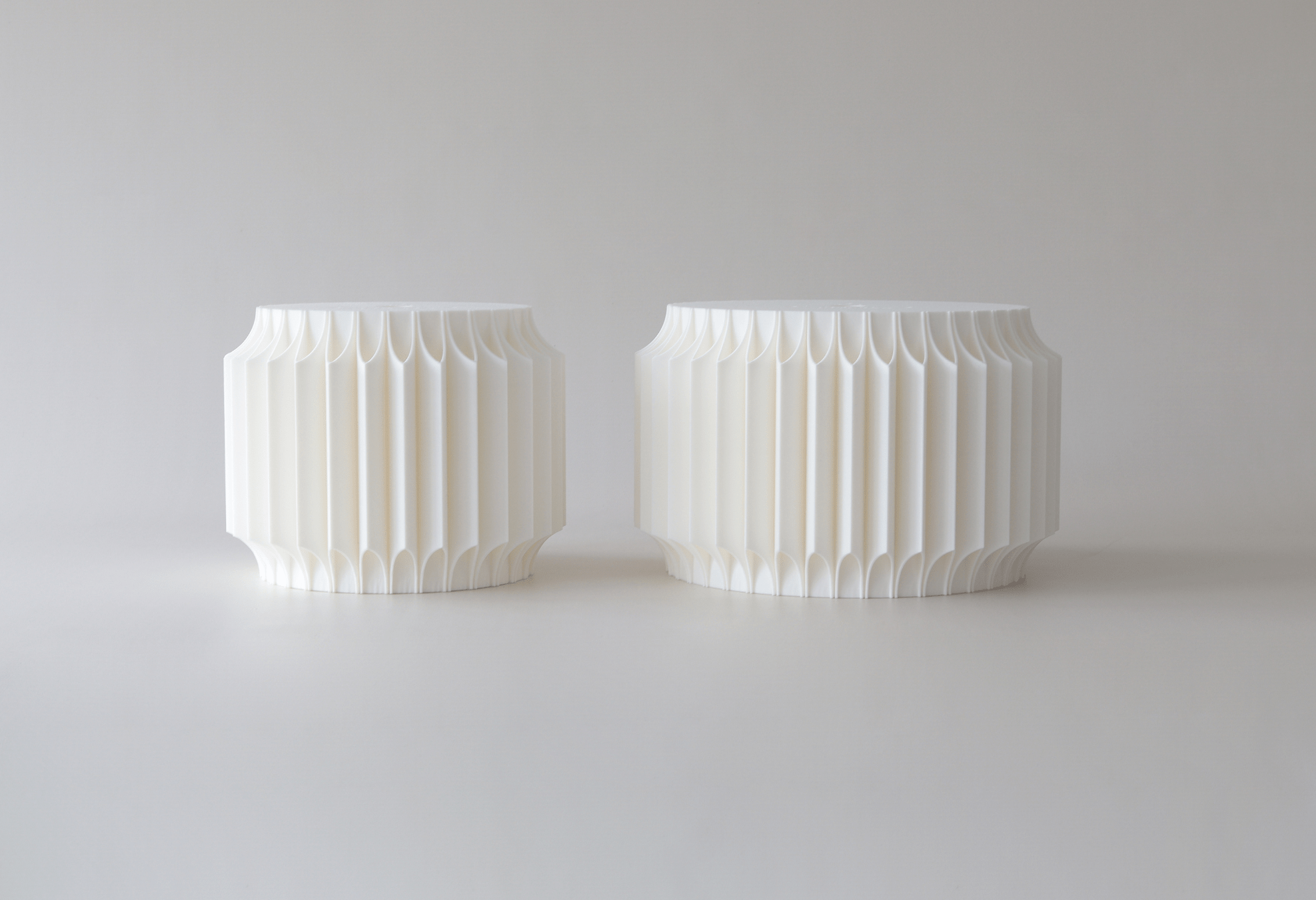 Round Fluted Cake Separator - Prop Options