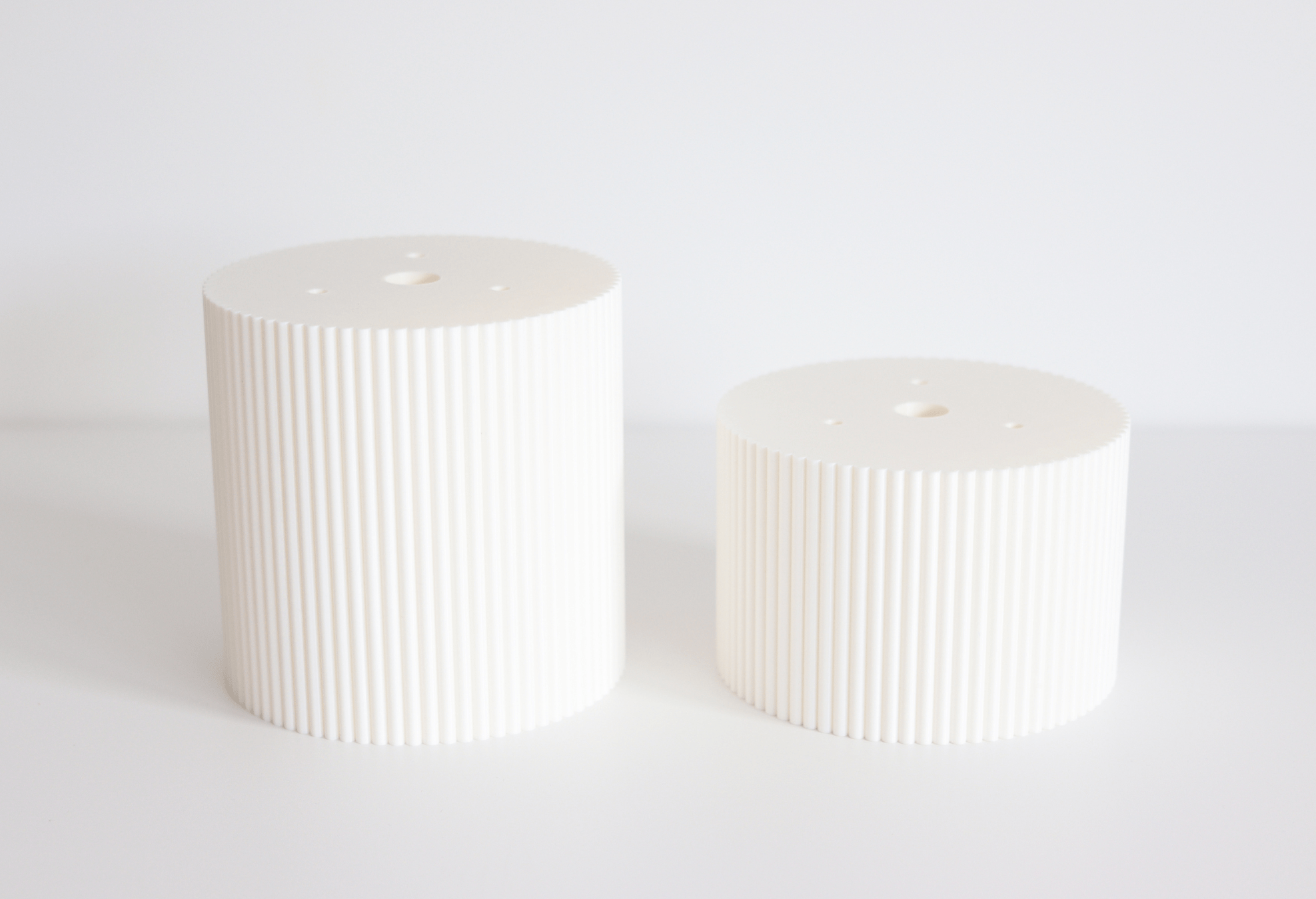 Round Reeded Cake Separator - Prop Options