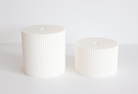 Round Reeded Cake Separator - Prop Options