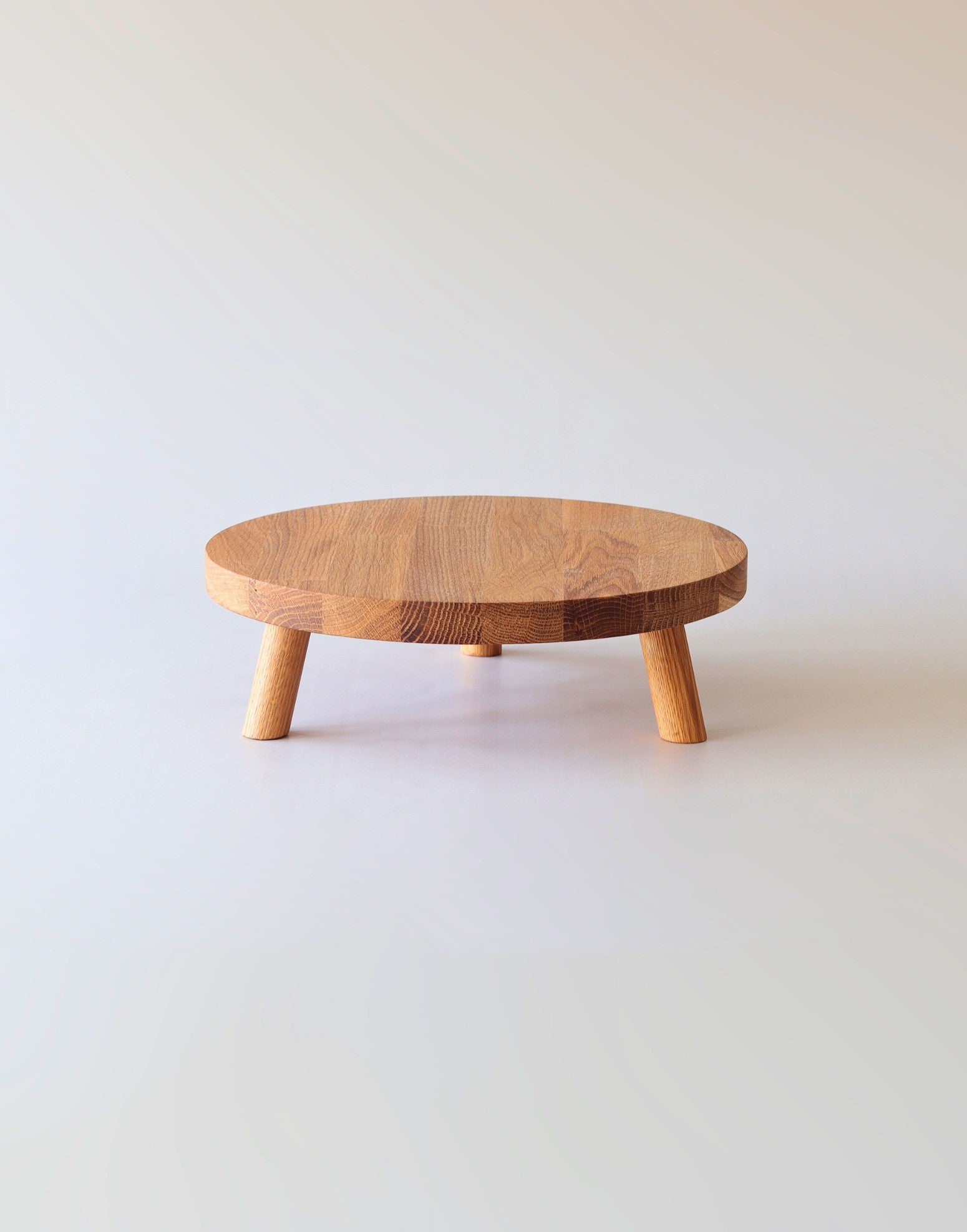 Solid Oak Tripod Cake Stand - Prop Options
