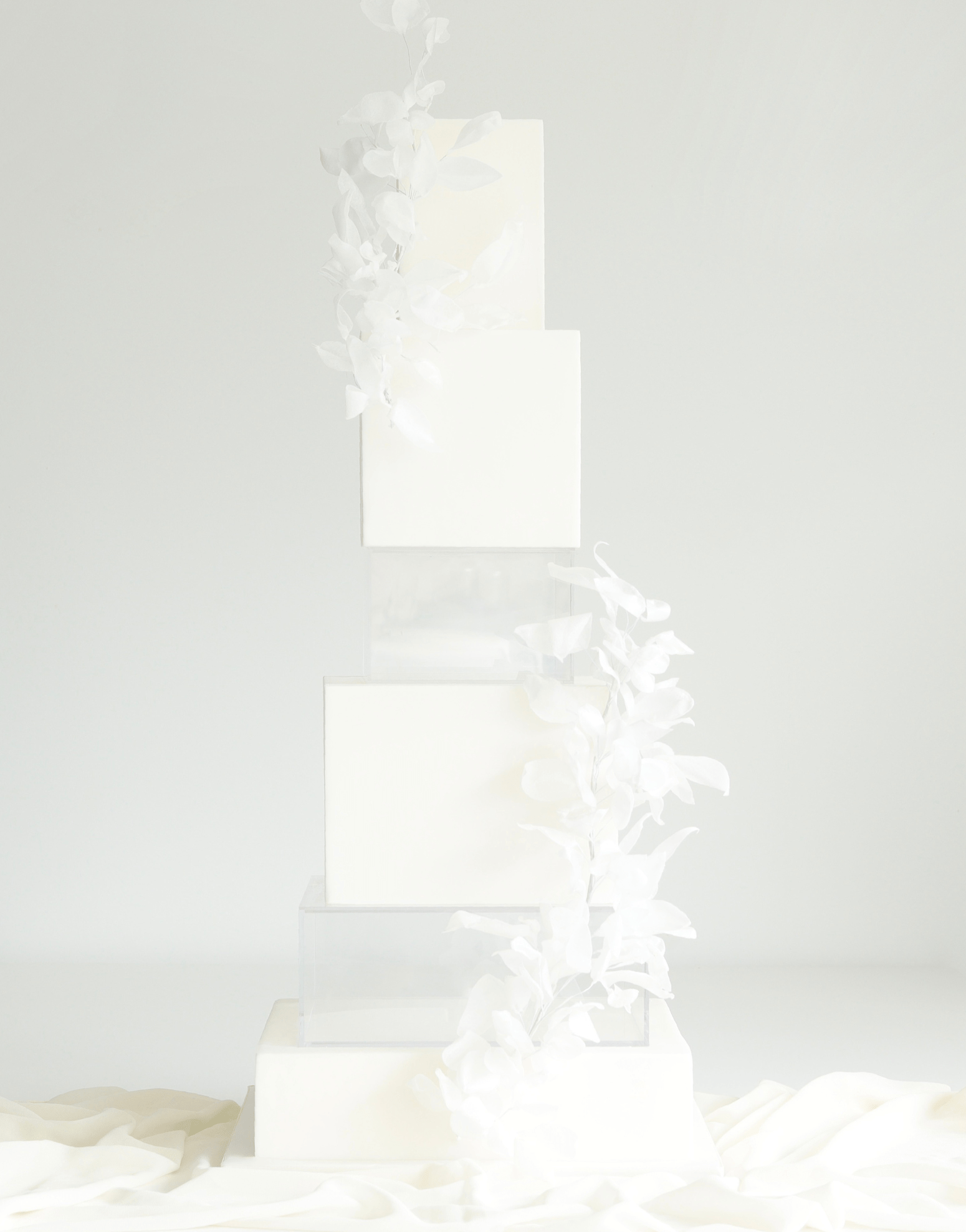 Square Acrylic Fillable Clear Tiers - Prop Options