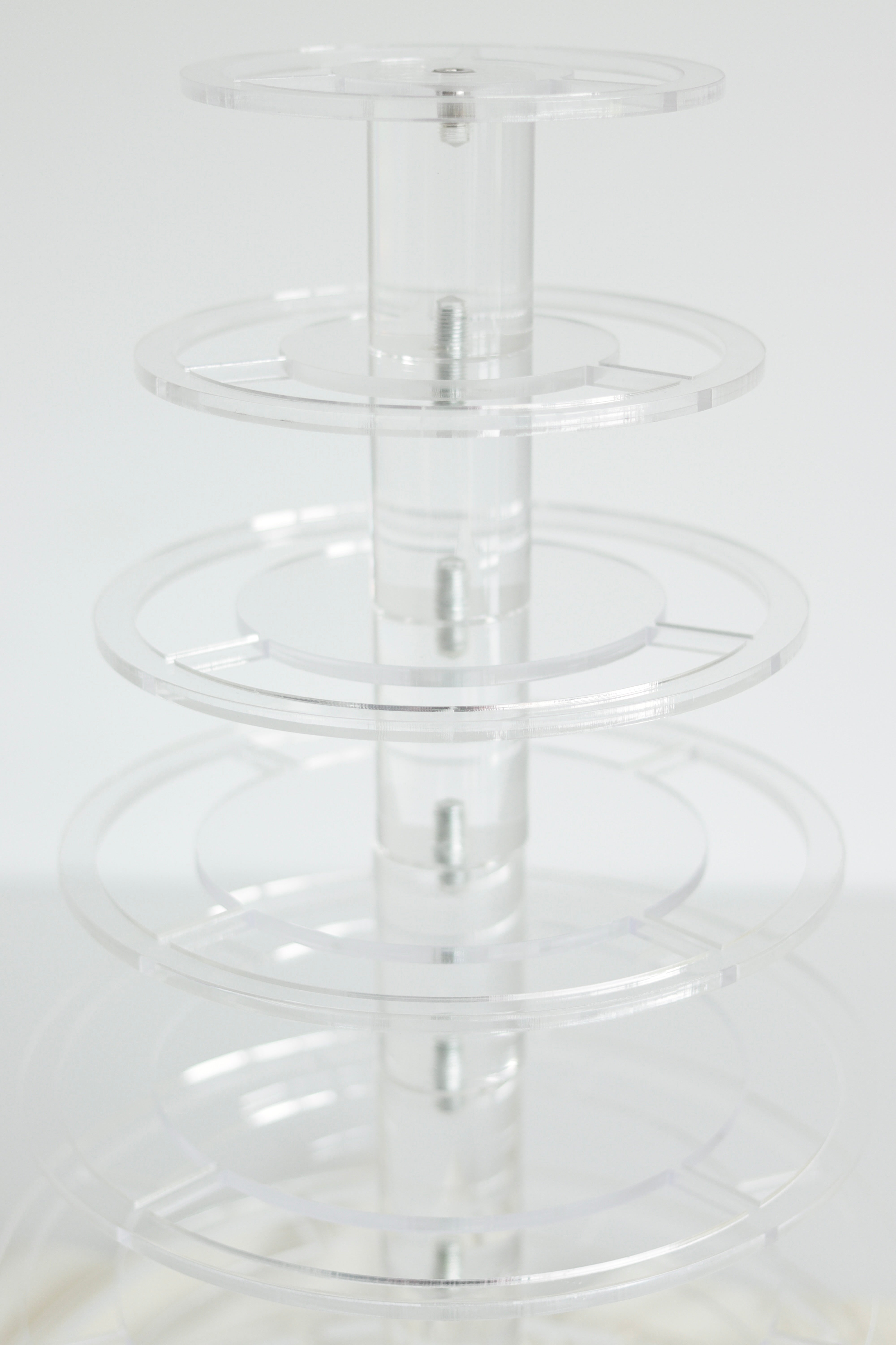 Ultra Adjustable 8 Tier Acrylic Macaron Tower - Prop Options