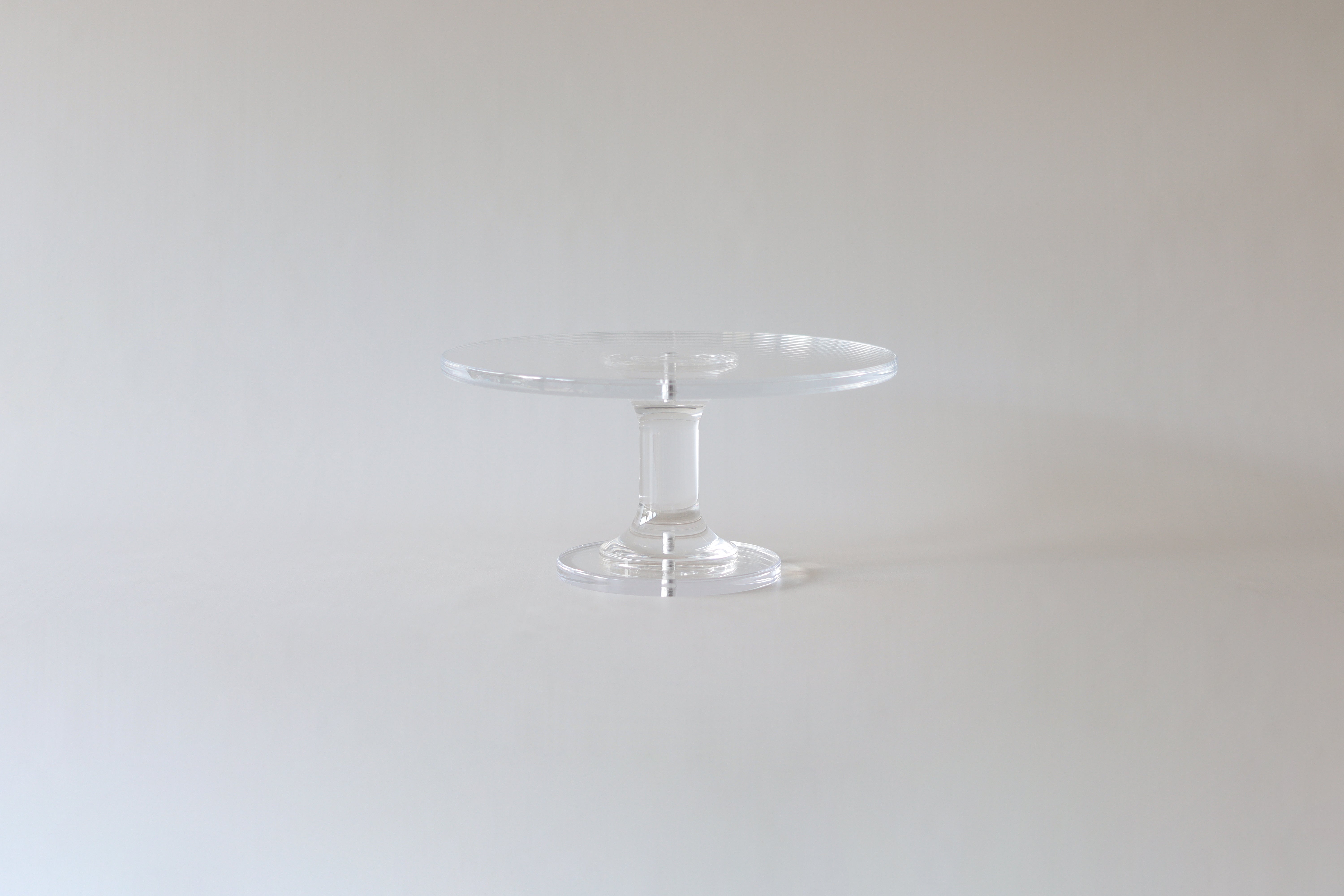 Ultra - polished Acrylic Pedestal Cake Stand - Prop Options